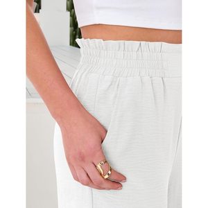 FOXA Womens <b>Wide</b> <b>Leg</b> Palazzo Pants High Waisted <b>Cropped</b> Flowy <b>Trousers</b> With Pockets Summer Beach Casual Dressy Pants - Product Image 5