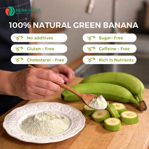 Personnalisez vos étiquettes OEM ODM Poudre de <span class=keywords><strong>banane</strong></span> verte séchée par pulvérisation Amidon résistant de qualité supérieure Poudre de <span class=keywords><strong>banane</strong></span> verte - Product Image 6