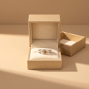 Anillo de diseño de corona real ligero de mayorista de Hong Kong, joyería de oro blanco y rosa macizo de 18 quilates con diamantes naturales auténticos para uso diario. - Product Image 6