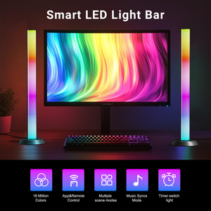 Modern Style Multicolor Smart Lighting Bars LED Light Source Bedroom <b>Gaming</b> Table Music Rhythm Pickup for Room - Product Image 6