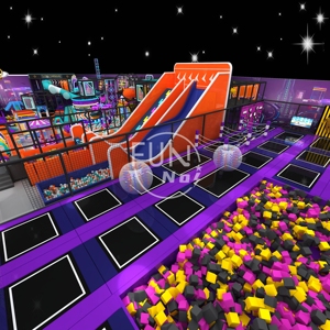 Centre de divertissement personnalisable gratuit, équipement de <span class=keywords><strong>parc</strong></span> d'attractions pour enfants, aire de jeux intérieure commerciale pour enfants, <span class=keywords><strong>parc</strong></span> de trampolines - Product Image 2