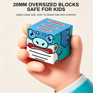 Bloques de Construcción Magnéticos al por Mayor, Juguete STEM de Dinosaurios para Preescolares, Set de Construcción de Cubos de Píxeles 3D, Precio al por Mayor - Product Image 5