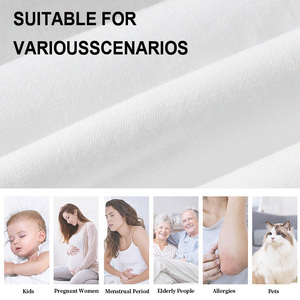 Su geçirmez ve tahta kurusu geçirmez yatak koruyucu fermuarlı <span class=keywords><strong>Encasement</strong></span> ikiz kral örme hipoalerjenik gürültüsüz beyaz gemi hazır - Product Image 4