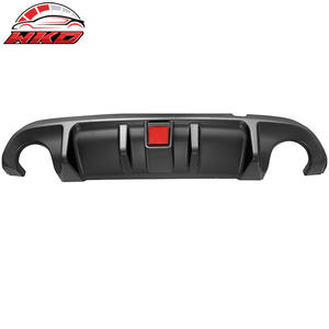 Becquet arrière pour Infiniti Q50 2014-2017 Diffuseur LED avec feu stop PP Noir mat Accessoires automobiles - Product Image 5