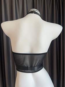 Viviblook Z0203TP – Nouveau débardeur sexy en dentelle pour femme, style licou court - Product Image 4