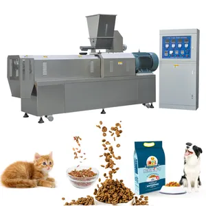 Pet food production plant automatic production line dog food manufacturing machine