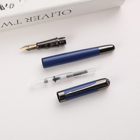 Stylo plume en métal de luxe de haute qualité plume fine Logo personnalisé calligraphie pour les affaires nouveauté écriture qualité assurée boîte-cadeau