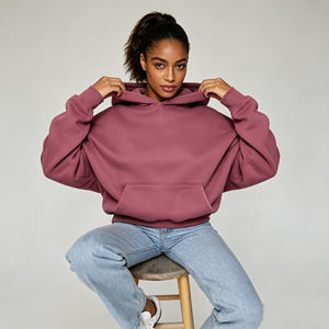 Sudadera con capucha cálida para <span class=keywords><strong>mujer</strong></span> con cremallera, forro grueso, estilo casual de otoño, estilo <span class=keywords><strong>Trapstar</strong></span>, con cremallera y pedrería personalizada - Product Image 4