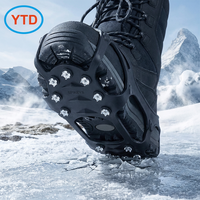 Crampons antidérapants industriels pour la neige, couvre-chaussures à crampons pour la glace, couvre-chaussures de traction hivernale pour la randonnée, l'escalade et la marche