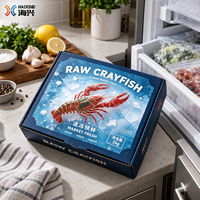 Boîte à fruits de mer à double paroi antichoc en carton ondulé, carton d'expédition anti-écrasement pour la distribution à l'étranger