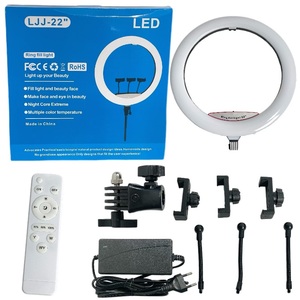 22 ''<span class=keywords><strong>led</strong></span> giá rẻ vòng ánh sáng với tương thích điện thoại chủ Selfie bàn Tripod đứng cho make-<span class=keywords><strong>up</strong></span> và live streaming nhiếp ảnh - Product Image 2