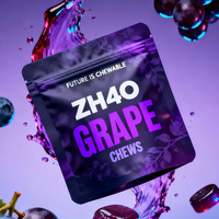 Sachet d'emballage alimentaire imprimé personnalisé vide, pochette à fermeture éclair verticale pour l'emballage d'aliments, de collations et de thé avec fermeture Ziplock