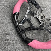 Volant en cuir rose et fibre de carbone au design unique, adapté à l'Accord 10e génération, fabriqué au Guangdong