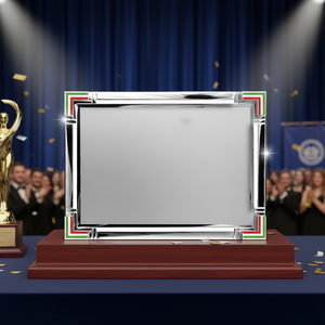 Targa Alluminio Tricolore <b>Trophies</b> Medals & <b>Plaques</b> MM 200X150 - Product Image 3