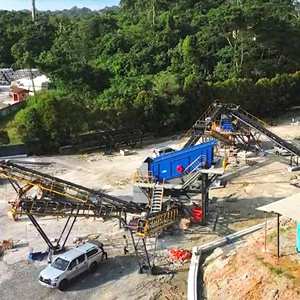 Installation de concassage de pierre stationnaire de 100 TPH pour le traitement de la pierre volcanique - Product Image 2