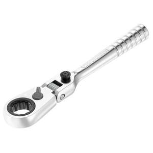 FACOM - R.180HX 1/4'' ultra-compact 180° flexible head <b>ratchet</b> for 1/4'' <b>sockets</b> series HX <b>RATCHET</b> AND <b>SOCKET</b> SETS - Product Image 1