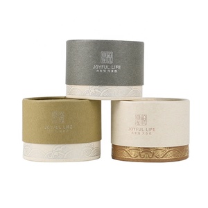 Tea paper tube packaging food grade cardboard cylinder container for tea round box packaging