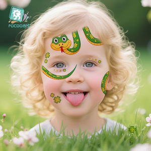 Los últimos 12 signos del zodiaco chino, tatuaje temporal seguro para la piel, bricolaje, fiesta de cumpleaños para niños, tatuaje temporal para la cara, pegatina para niñas y niños - Product Image 6