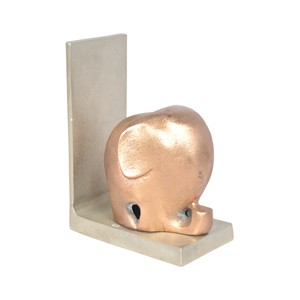 Sujetalibros con forma de elefante de aluminio y metal de alta calidad personalizado soporte decorativo para libros para el hogar y la Oficina - Product Image 1