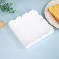 Boîte d'emballage pour pâtisserie IMEE, plusieurs couleurs et tailles, boîte à bonbons, biscuits, chocolat, boîte à gâteaux, couvercle transparent, boîte cadeau