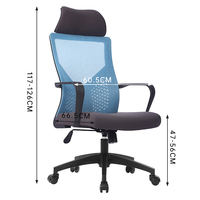Échantillon Gratuit - Chaise de Bureau Ergonomique de Direction Moderne pour Employés, Employés d'Affaires et Visiteurs - Mobilier de Bureau Ergonomique