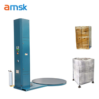 2000A Plateau Tournant Automatique Palette Extensible Emballeur Transparent Film Étirable Pack Machine Stress Film Bois Machine D'emballage