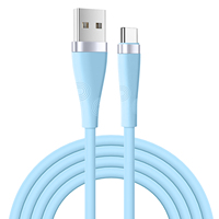 Câble USB-A vers C en PVC pour téléphone portable, 3A, cuivre pur, couleurs macaron, câble de charge rapide