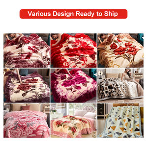 Couverture <span class=keywords><strong>d</strong></span>'hiver double couche douce et épaisse en fausse fourrure de vison coréen Raschel, de luxe, pour lits simples, doubles et king size – Vente en gros - Product Image 5