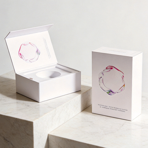 Caja <span class=keywords><strong>de</strong></span> Cartón Rígido <span class=keywords><strong>de</strong></span> Lujo <span class=keywords><strong>con</strong></span> Impresión <span class=keywords><strong>de</strong></span> Logotipo Personalizado y Grabado en Relieve para Cosméticos, Herramientas Dentales y <span class=keywords><strong>de</strong></span> Belleza, <span class=keywords><strong>con</strong></span> Inserto <span class=keywords><strong>de</strong></span> Blíster - Product Image 1