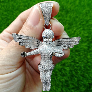 Collier ange ailé, <span class=keywords><strong>accessoires</strong></span> pour hommes, style streetwear, hipster, hip hop - Product Image 1