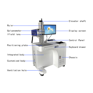 Máquina de Grabado Láser de Alta Velocidad con Patrón de Logotipo para Productos Electrónicos de Vidrio y Madera, Máquina de Marcado Láser CO2 - Product Image 5