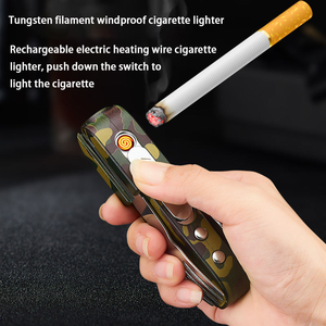 Accendino USB DEBANG Multifunzione per Esterni con Cucchiaio, Forchetta, Laser e LED, Facile da Trasportare e Ricaricabile - Product Image 2