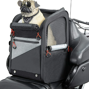 <span class=keywords><strong>Mochila</strong></span> conveniente e impermeable <span class=keywords><strong>para</strong></span> mascotas de motocicleta, se puede fijar <span class=keywords><strong>en</strong></span> la parte trasera de motocicletas grandes, <span class=keywords><strong>para</strong></span> transportar mascotas como perros. - Product Image 1