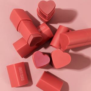 Maquillage pour le visage 3 en 1, tampon de cœur <span class=keywords><strong>crémeux</strong></span>, <span class=keywords><strong>Blush</strong></span> sur bâton, lèvres, joues, yeux, teinte, nouveau <span class=keywords><strong>Blush</strong></span> en forme de cœur végétalien polyvalent, offre spéciale - Product Image 6