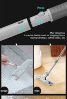 Nettoyeur de vitres rotatif Realida, professionnel, multifonction, avec poignée en plastique, pour verre acrylique, miroir