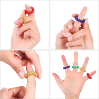 Mini Anneau de Massage des Doigts à Ressort Anti-Stress Jouet de Décompression Entraînement Sensoriel Rouleau de Relaxation par Acupression