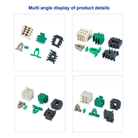 Bouchon en caoutchouc multi-nervures personnalisé pour profilé plastique extrudé, anti-poussière, amortissant les chocs, taille personnalisée disponible
