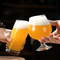 Verres à bière en gros personnalisés de 16 oz, style classique belge, verres à bière en forme de tulipe, verres à dégustation de bière IPA