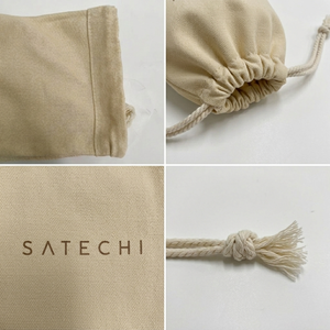 Sacs promotionnels en coton recyclables à cordon, personnalisés et rayés, pour rangement de produits de toilette, <span class=keywords><strong>sous</strong></span>-vêtements et emballage - Product Image 3