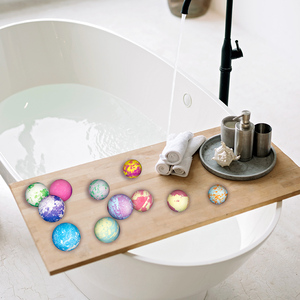 Coffret <span class=keywords><strong>de</strong></span> bombes <span class=keywords><strong>de</strong></span> bain à marque privée – 2 bombes <span class=keywords><strong>de</strong></span> bain colorées personnalisées, coffret cadeau, fournitures végétaliennes, bombes <span class=keywords><strong>de</strong></span> bain bio moussantes aux fleurs - Product Image 5