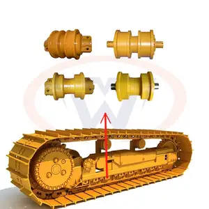 Rouleau de voie de train d'atterrissage D4 D4d D8r D7g Bulldozer Double rouleau de voie de chenille