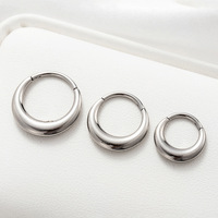 YW anneaux de nez simples et boucles d'oreilles à segments articulés ASTM F136 titane avec Zircon Piercing bijoux de corps pour femmes hommes pour enfants