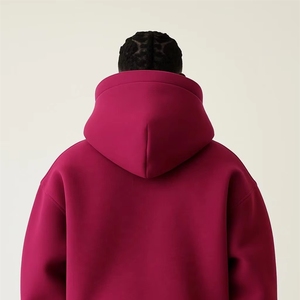 <span class=keywords><strong>Felpa</strong></span> Personalizzata 500 GSM e 450GSM 100% Cotone Vestibilità Ampia <span class=keywords><strong>Oversize</strong></span> in Pile Morbido Reversibile con Collo Alto per <span class=keywords><strong>Uomo</strong></span> - Product Image 4