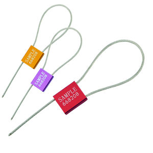 번호가있는 맞춤형 안전 씰링 용기 알루미늄 케이블 씰 - Product Image 6