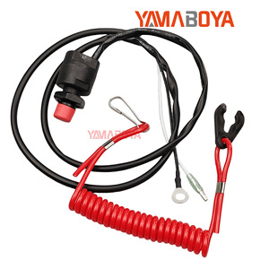 Interrupteur d'arrêt d'urgence Yamaboya 688-82575-01 pour moteur hors-bord Yamaha, pièce de rechange, interrupteur d'allumage, moteur de bateau à essence - Product Image 5