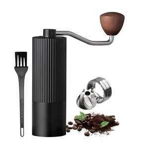 420 Stainless Steel Burr Homeuse Espresso <b>Mini</b> Small Hand Mill Portable Manual Coffee <b>Grinder</b> with Wood Handle - Product Image 1