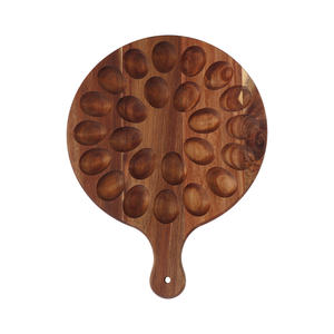 ถาดใส่ไข่มีช่อง24ช่อง,ถาดใส่ไข่ปีศาจสำหรับเชฟอีสเตอร์ทำจากไม้ - Product Image 5