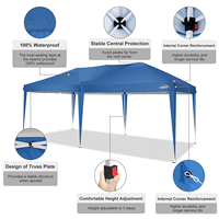 Grand Chapiteau Pliant Commercial Extérieur Personnalisé de 40mm, Tente Événementielle ou Abri Pop-Up de 20x10, 3x6, 10x20, 10x20, 3x3