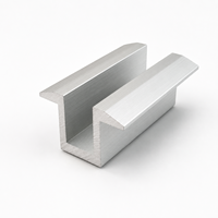 Pince intermédiaire solaire en aluminium anodisé de haute qualité avec résistance au vent de 40 m/s pour accessoires solaires à usage résidentiel et commercial