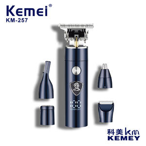 Tondeuse à cheveux électrique Komei cinq en un avec écran LCD pour usage domestique et pour animaux de compagnie, étanche IPX7, alimentée par batterie, chargement USB - Product Image 4